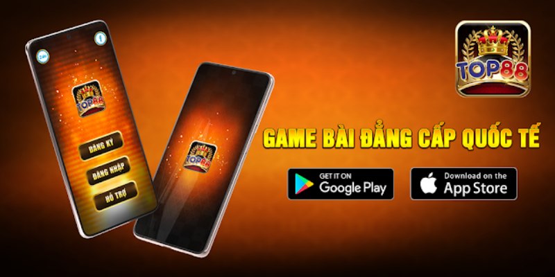 Cách đăng ký tài khoản hội viên trên giao diện app của cổng game Top88