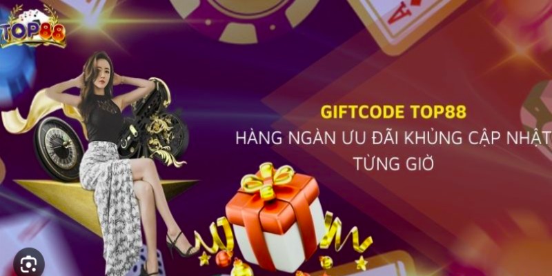 Giftcode Top88 là tập hợp các chuỗi mã bao gồm 10 ký tự số hoặc chữ cái